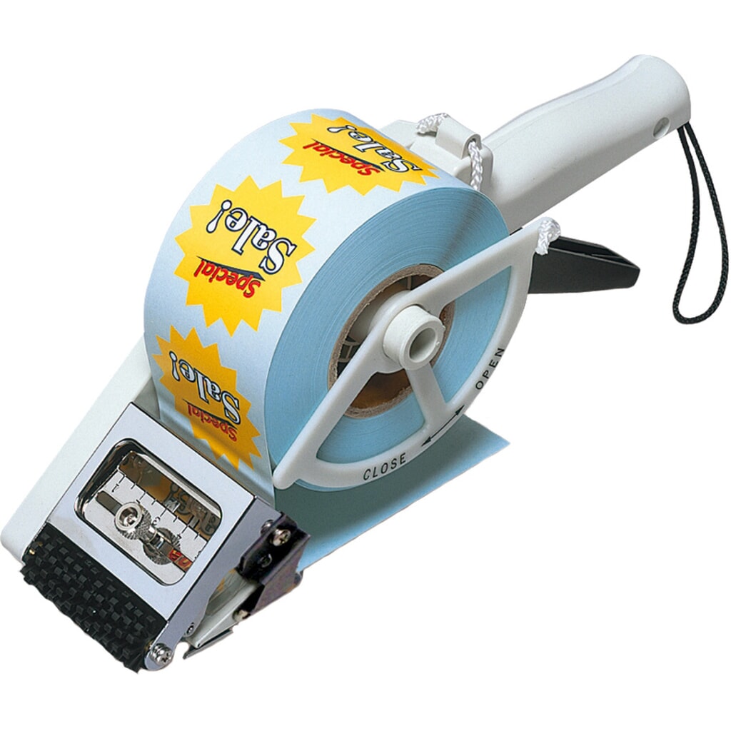 Hand-Etikettenspender TO 60 APF – für mittlere runde Etiketten (25–60 mm Breite), Etikettenhöhe 20–60 mm Produktabbildung: Hand-Etikettenspender TO 60 APF – für mittlere runde Etiketten (25–60 mm Breite), Etikettenhöhe 20–60 mm