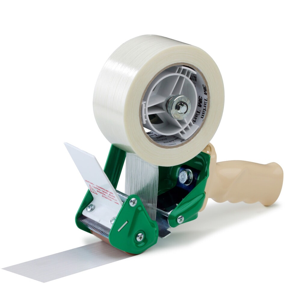 Handabroller für Filamentband, Komfort Spezial, für 50mm Rollenbreite Produktabbildung: Handabroller für Filamentband, Komfort Spezial, für 50mm Rollenbreite