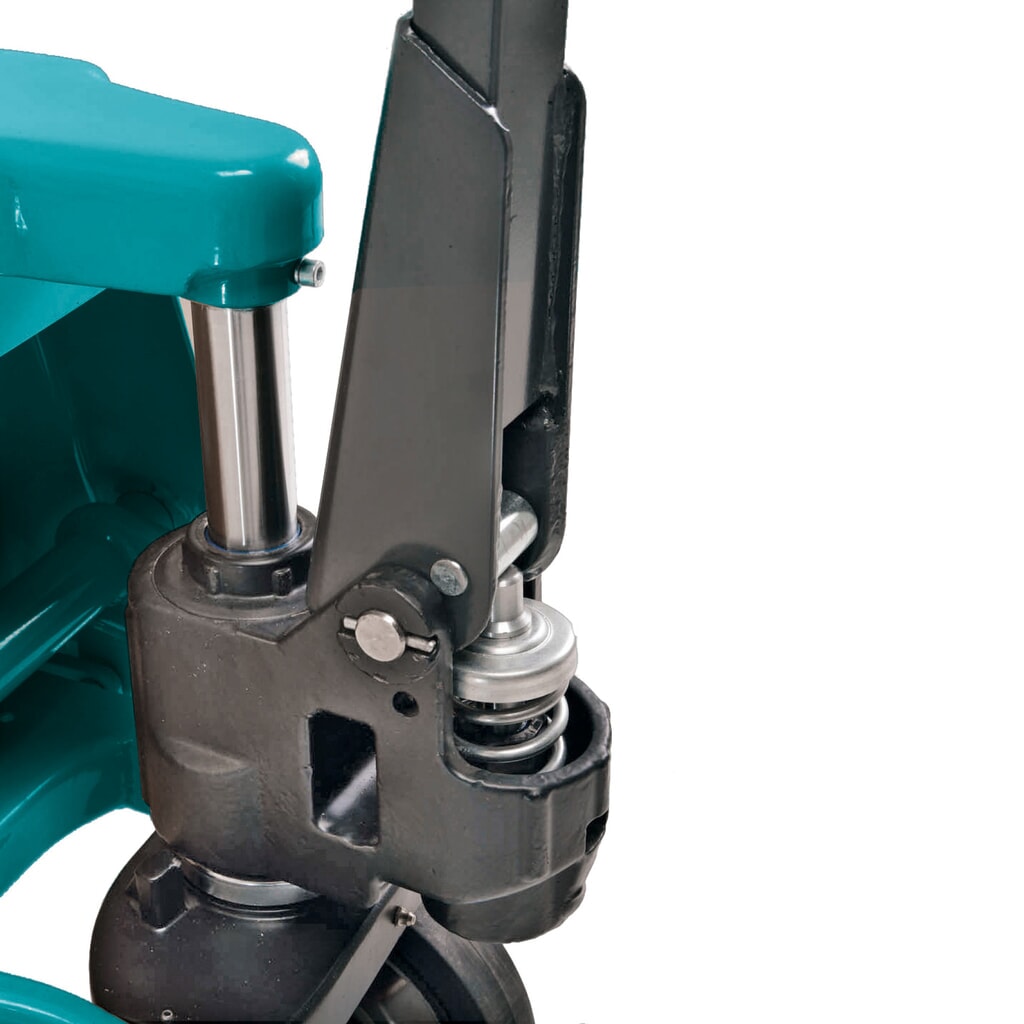 Handhubwagen Ameise® PTM 2.0, Tragfähigkeit 2.000 kg, Gabellänge 800 mm, Polyurethan, Tandemrollen Produktabbildung Nr. 6: Handhubwagen Ameise® PTM 2.0, Tragfähigkeit 2.000 kg, Gabellänge 800 mm, Polyurethan, Tandemrollen