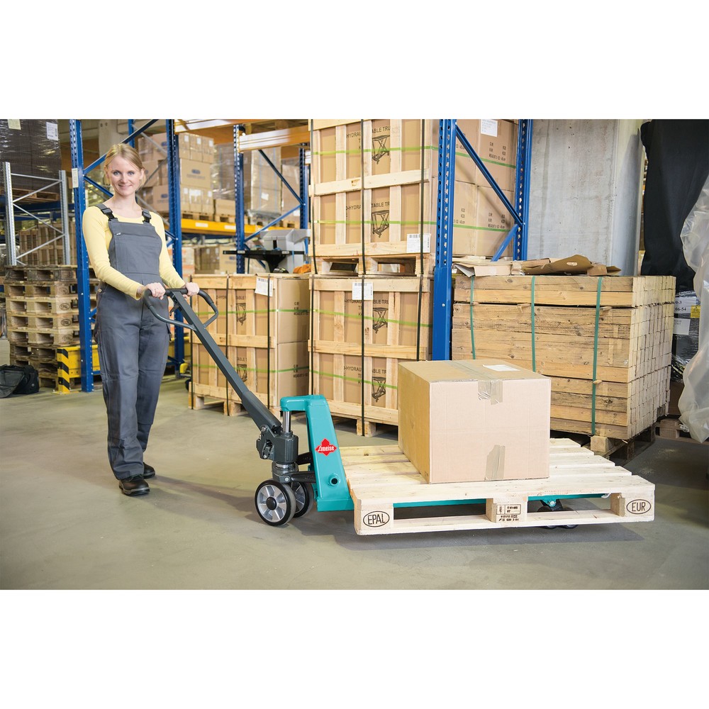Produktabbildung Nr. 8: Handhubwagen Ameise® PTM 2.0 mit Schnellhub, Tragfähigkeit 2.000 kg, Gabellänge 1.150 mm, Polyurethan, Tandemrollen