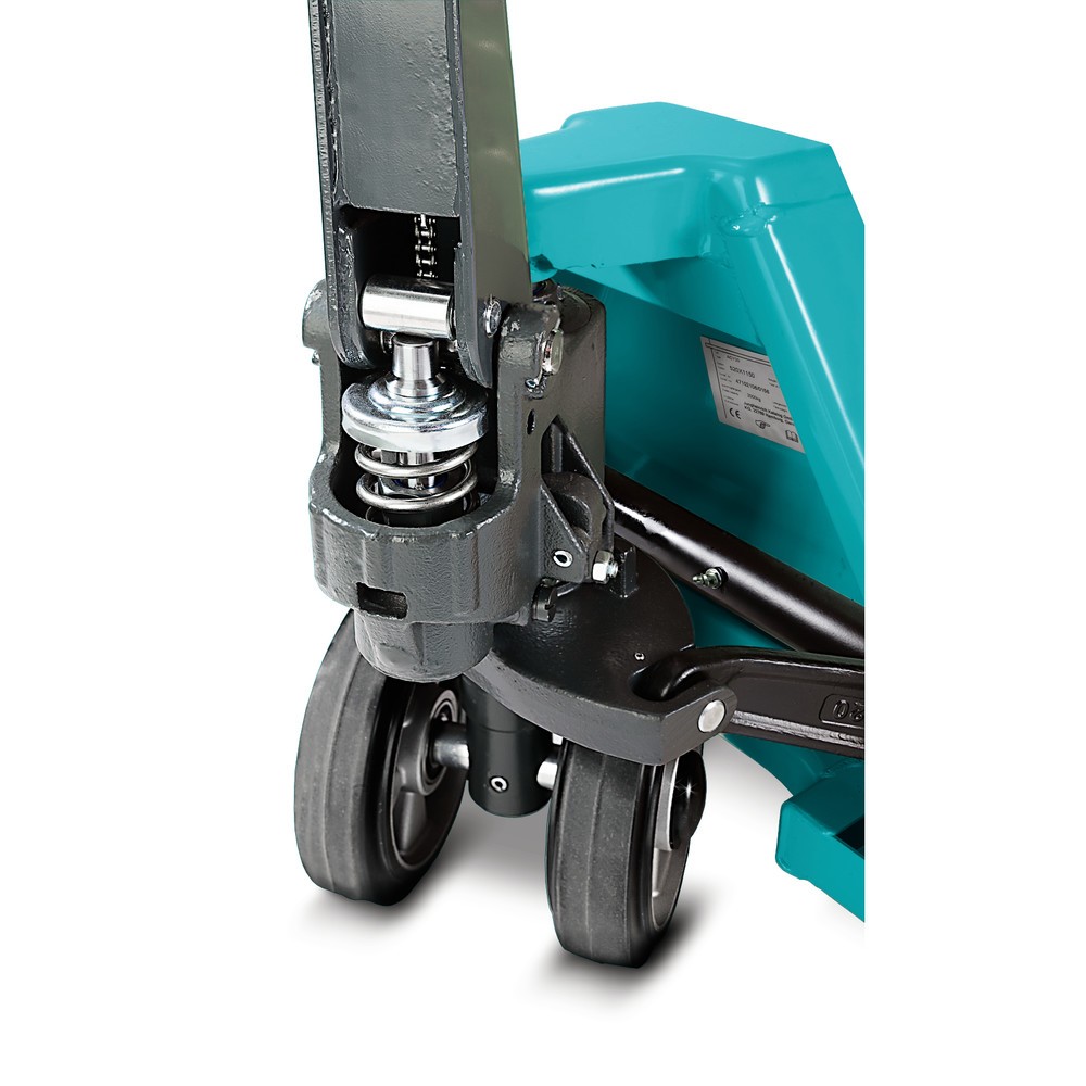 Produktabbildung Nr. 7: Handhubwagen Ameise® PTM 2.0, Tragfähigkeit 2.000 kg, Gabellänge 1.150 mm, Polyurethan