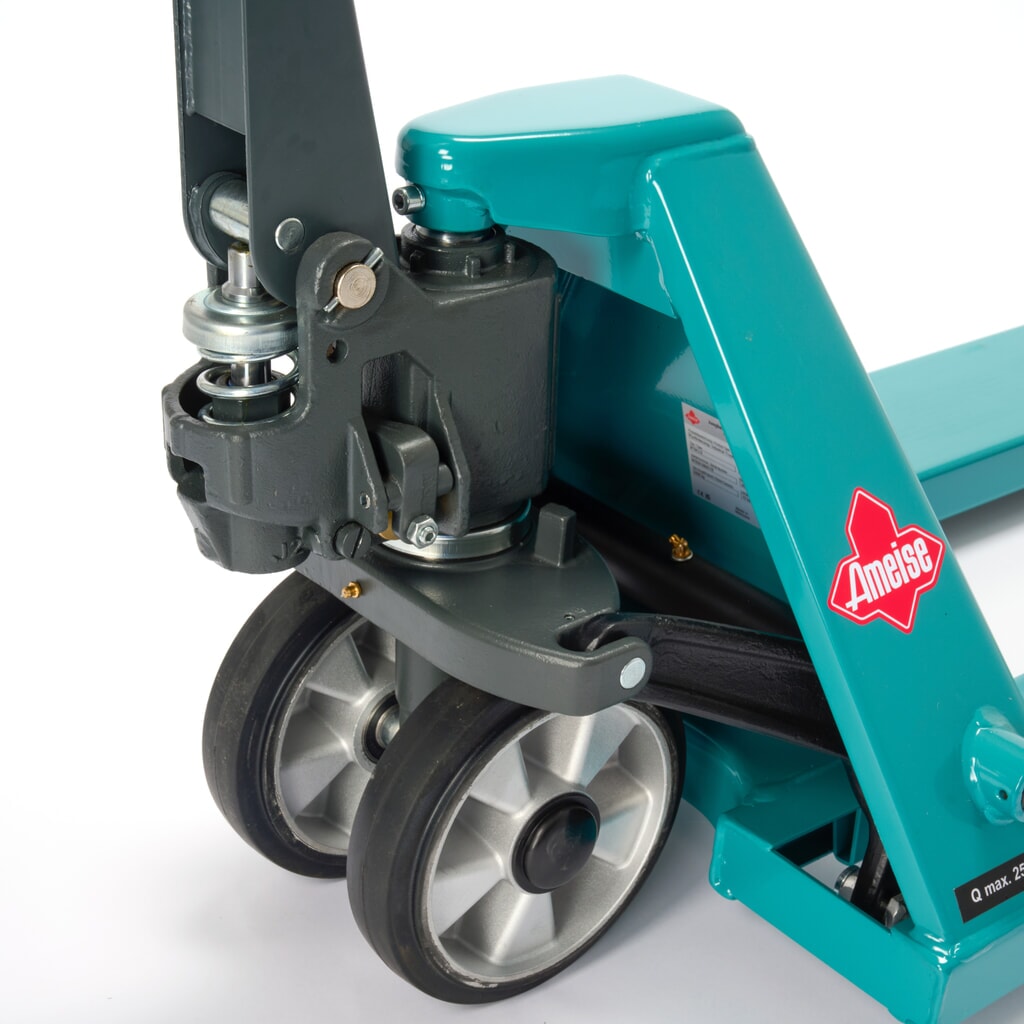 Handhubwagen Ameise® PTM 2.0, Tragfähigkeit 2.000 kg, Gabellänge 1.150 mm, Vollgummi/Polyurethan, Tandemrollen Produktabbildung Nr. 10: Handhubwagen Ameise® PTM 2.0, Tragfähigkeit 2.000 kg, Gabellänge 1.150 mm, Vollgummi/Polyurethan, Tandemrollen