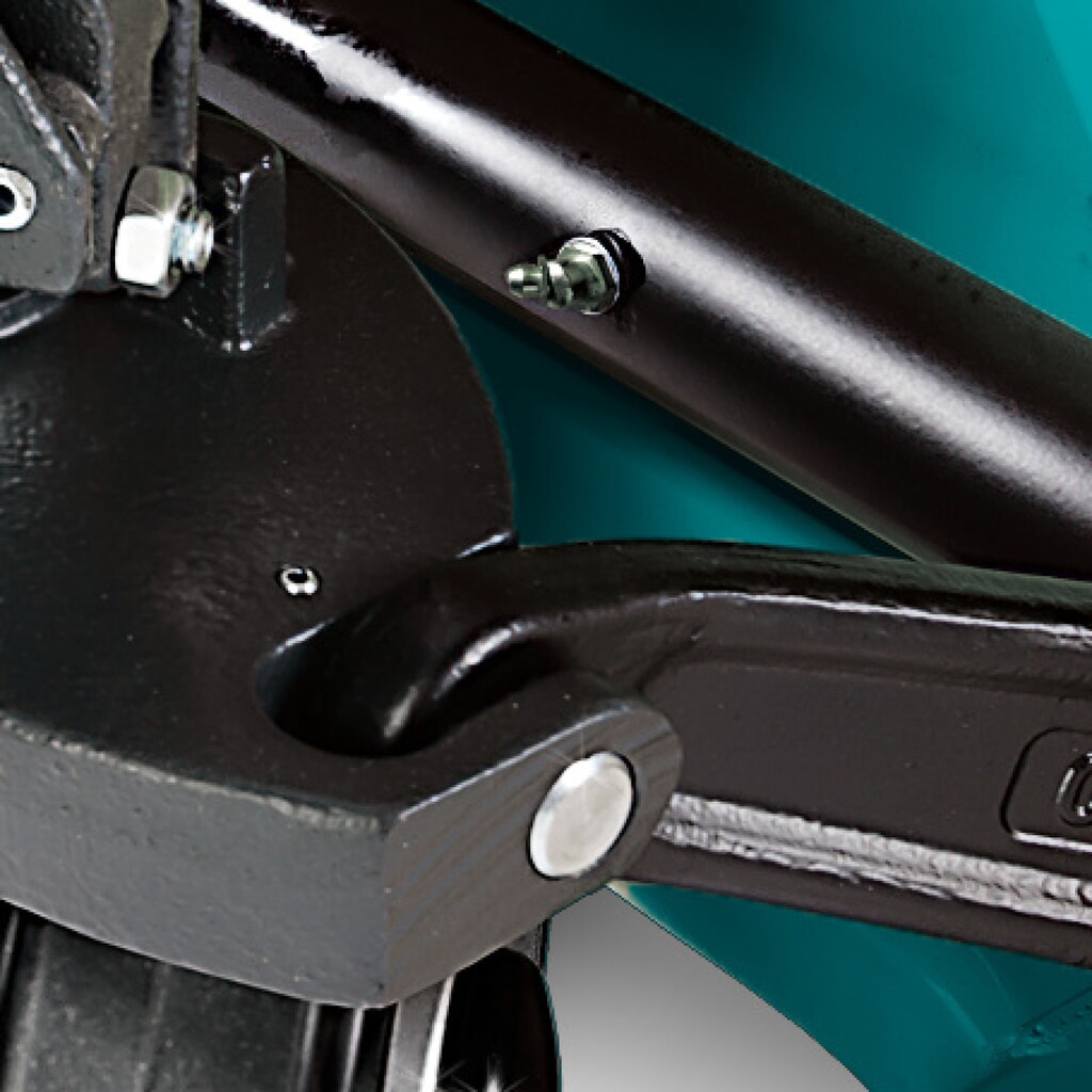 Produktabbildung Nr. 5: Handhubwagen Ameise® PTM 2.0, Tragfähigkeit 2.000 kg, Gabellänge 800 mm, Polyurethan, Tandemrollen