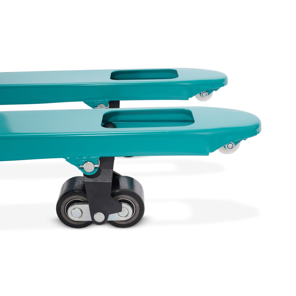 Produktabbildung Nr. 6: Handhubwagen Ameise® PTM 2.5 mit Handbremse, Tragfähigkeit 2.500 kg, Gabellänge 1.150 mm, Vollgummi/Polyurethan, Tandemrollen