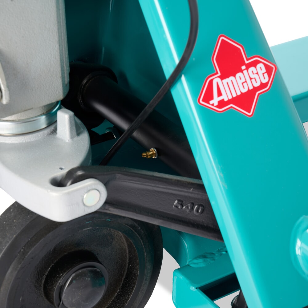 Produktabbildung Nr. 7: Handhubwagen Ameise® PTM 2.5 mit Handbremse, Tragfähigkeit 2.500 kg, Gabellänge 1.150 mm, Vollgummi/Polyurethan, Tandemrollen