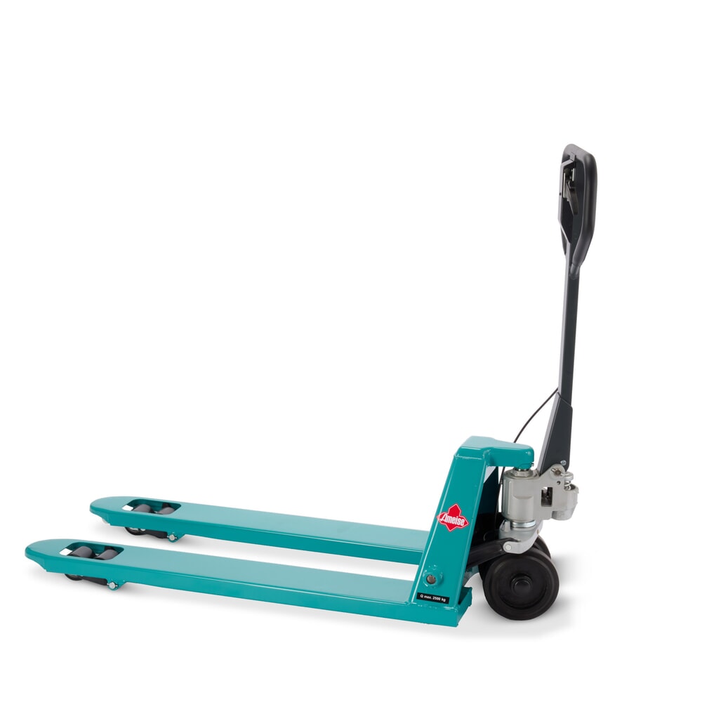 Produktabbildung Nr. 11: Handhubwagen Ameise® PTM 2.5 mit Handbremse, Tragfähigkeit 2.500 kg, Gabellänge 1.150 mm, Vollgummi/Polyurethan, Tandemrollen