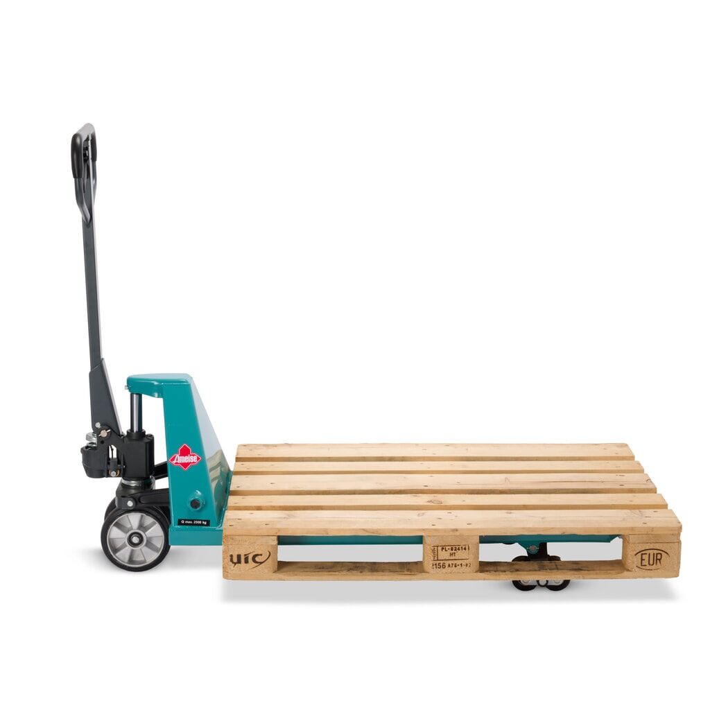 Produktabbildung Nr. 11: Handhubwagen Ameise® PTM 2.5 mit Schnellhub, Tragfähigkeit 2.500 kg, Gabellänge 1.150 mm, Vollgummi/Polyurethan, Tandemrollen