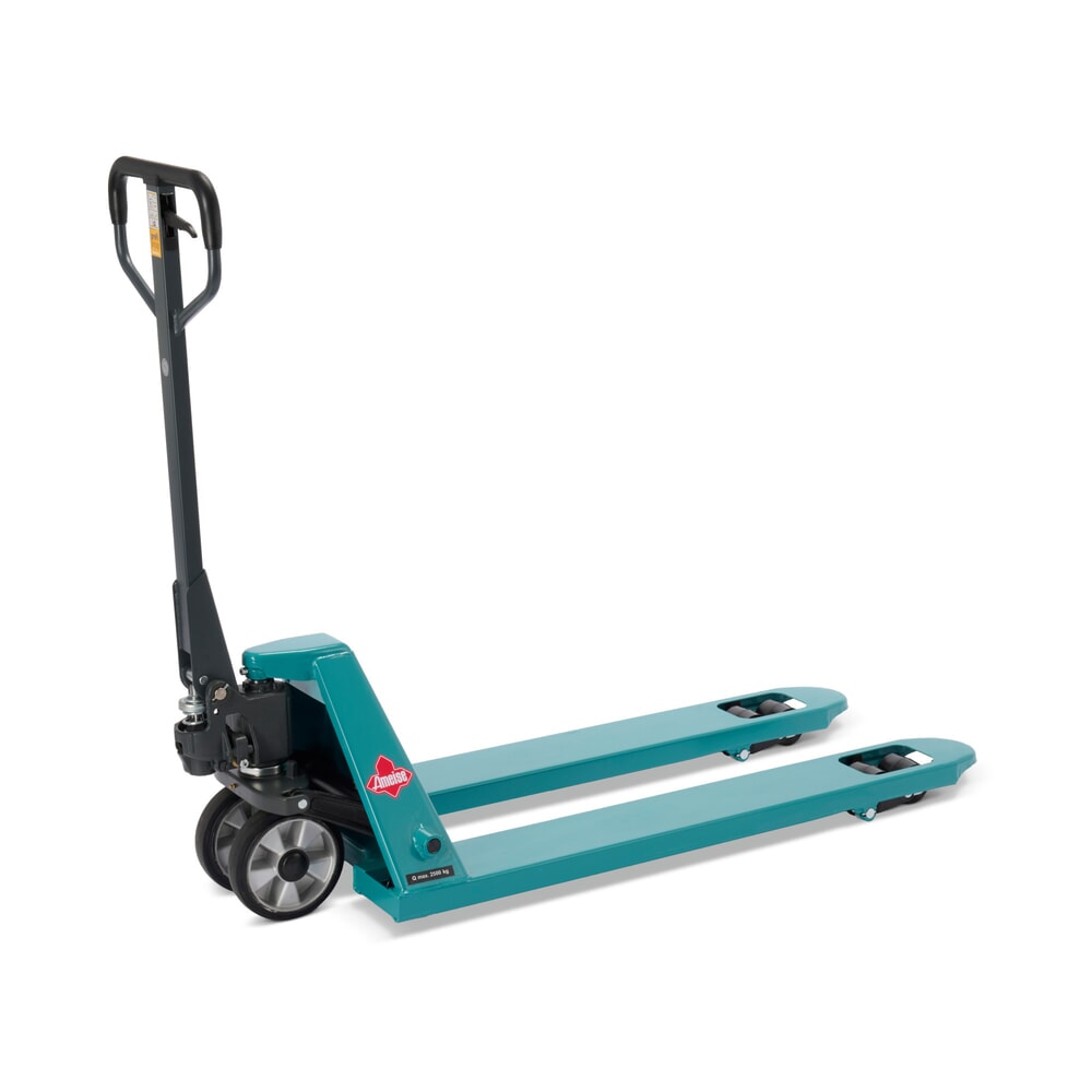 Produktabbildung: Handhubwagen Ameise® PTM 2.5, Tragfähigkeit 2.500 kg, Gabellänge 1.150 mm, Vollgummi/Polyurethan, Tandemrollen