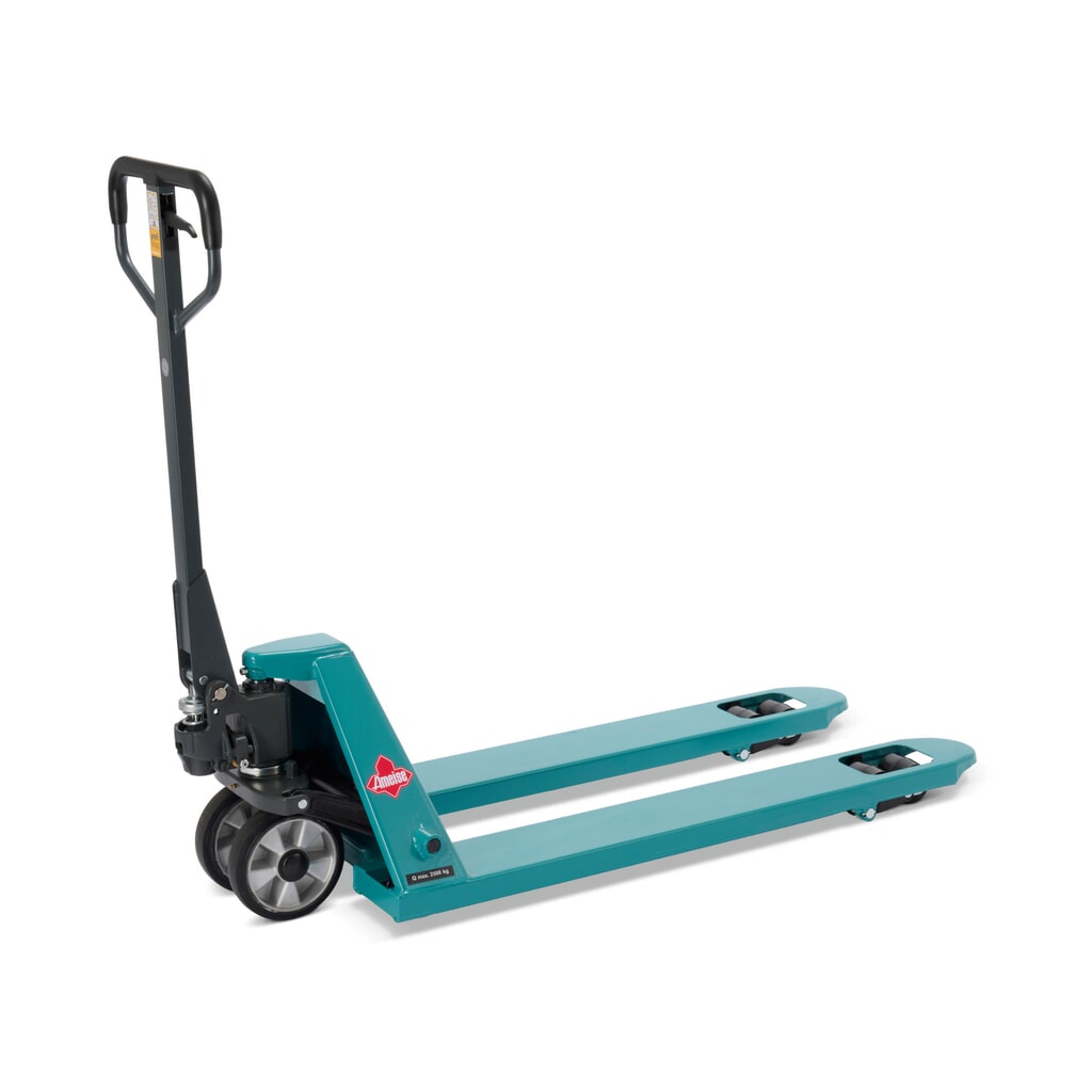 Produktabbildung Nr. 1: Handhubwagen Ameise® PTM 2.5, Tragfähigkeit 2.500 kg, Gabellänge 1.150 mm, Vollgummi/Polyurethan, Tandemrollen