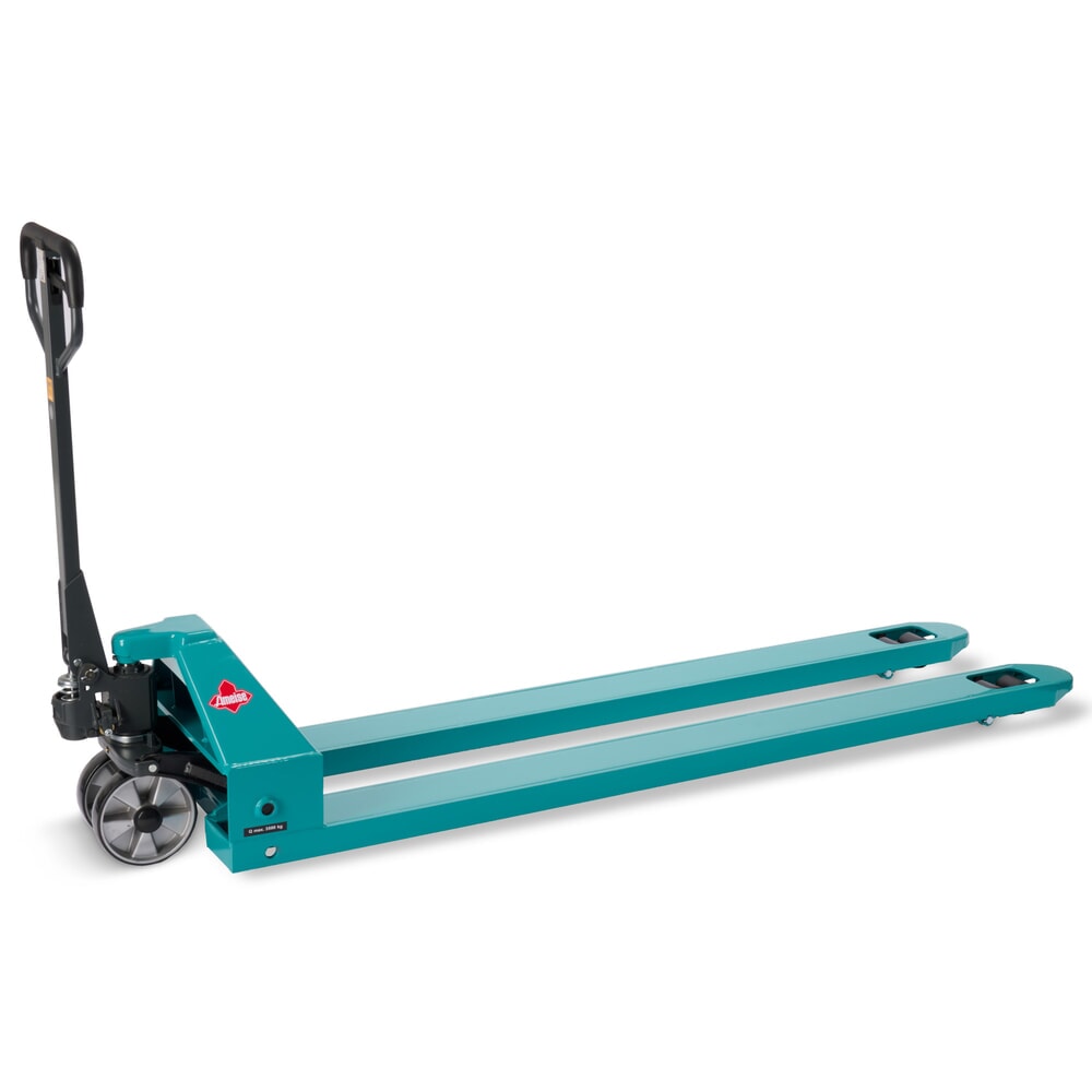 Produktabbildung Nr. 1: Handhubwagen Ameise® PTM 3.5, Tragfähigkeit 3.500 kg, Gabellänge 2.000 mm, Polyurethan, Tandemrollen