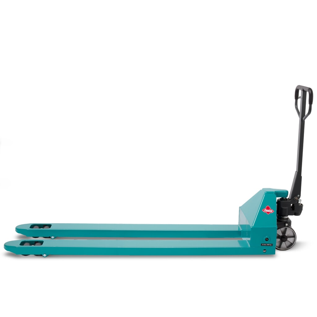 Handhubwagen Ameise® PTM 3.5, Tragfähigkeit 3.500 kg, Gabellänge 1.800 mm, Polyurethan, Tandemrollen Produktabbildung Nr. 5: Handhubwagen Ameise® PTM 3.5, Tragfähigkeit 3.500 kg, Gabellänge 1.800 mm, Polyurethan, Tandemrollen