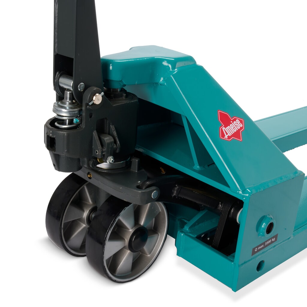 Produktabbildung Nr. 12: Handhubwagen Ameise® PTM 3.5, Tragfähigkeit 3.500 kg, Gabellänge 1.800 mm, Polyurethan, Tandemrollen