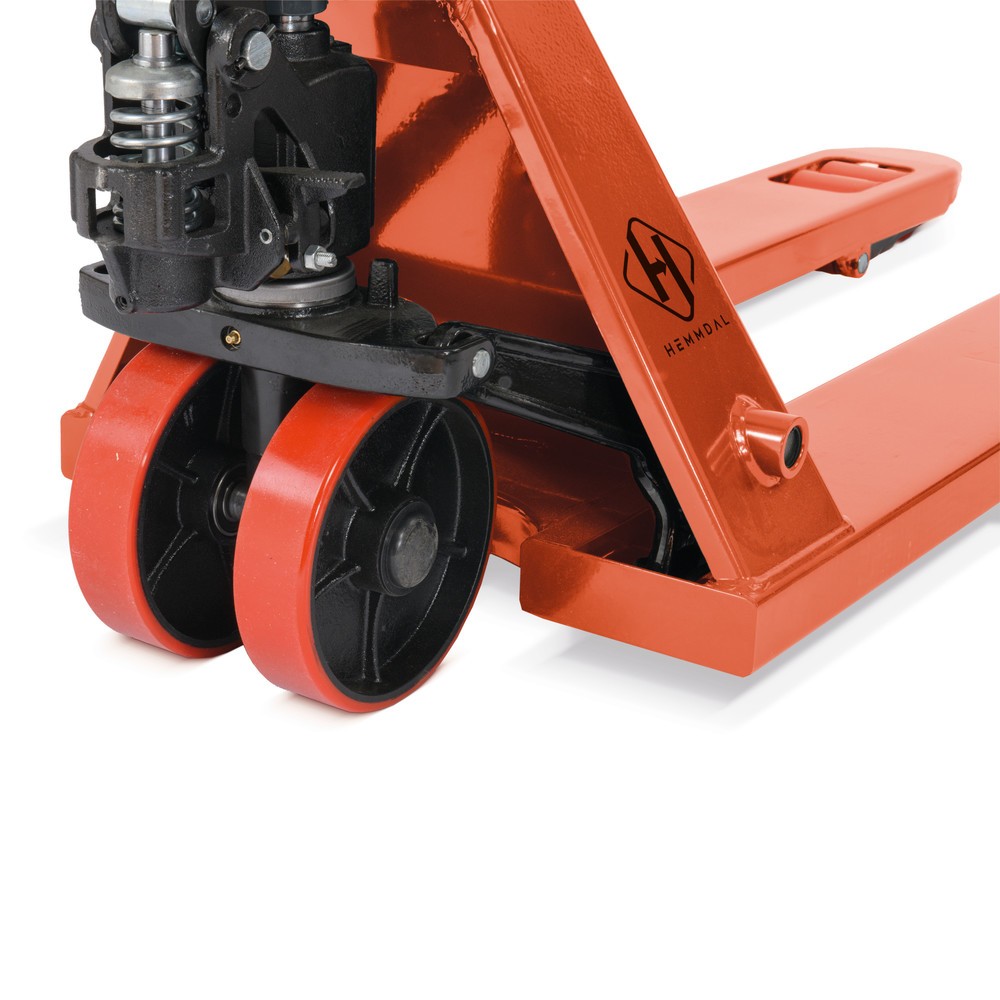 Produktabbildung Nr. 3: Handhubwagen HEMMDAL PTM 2.5, Tragfähigkeit 2.500 kg, Gabellänge 1.150 mm, Polyurethan, Tandemrollen