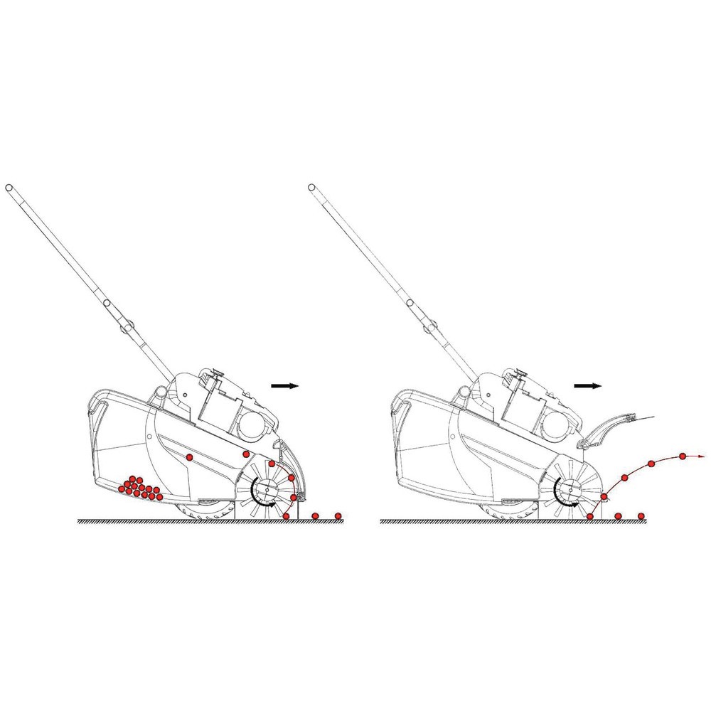 Produktabbildung Nr. 2: Handkehrmaschine Cross Sweep CS 650, Elektromotor, Kehrbreite 650 mm