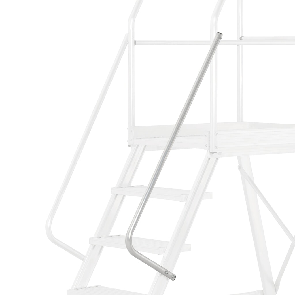 Produktabbildung: Handlauf für HYMER Podesttreppe, für 4+5 Stufen