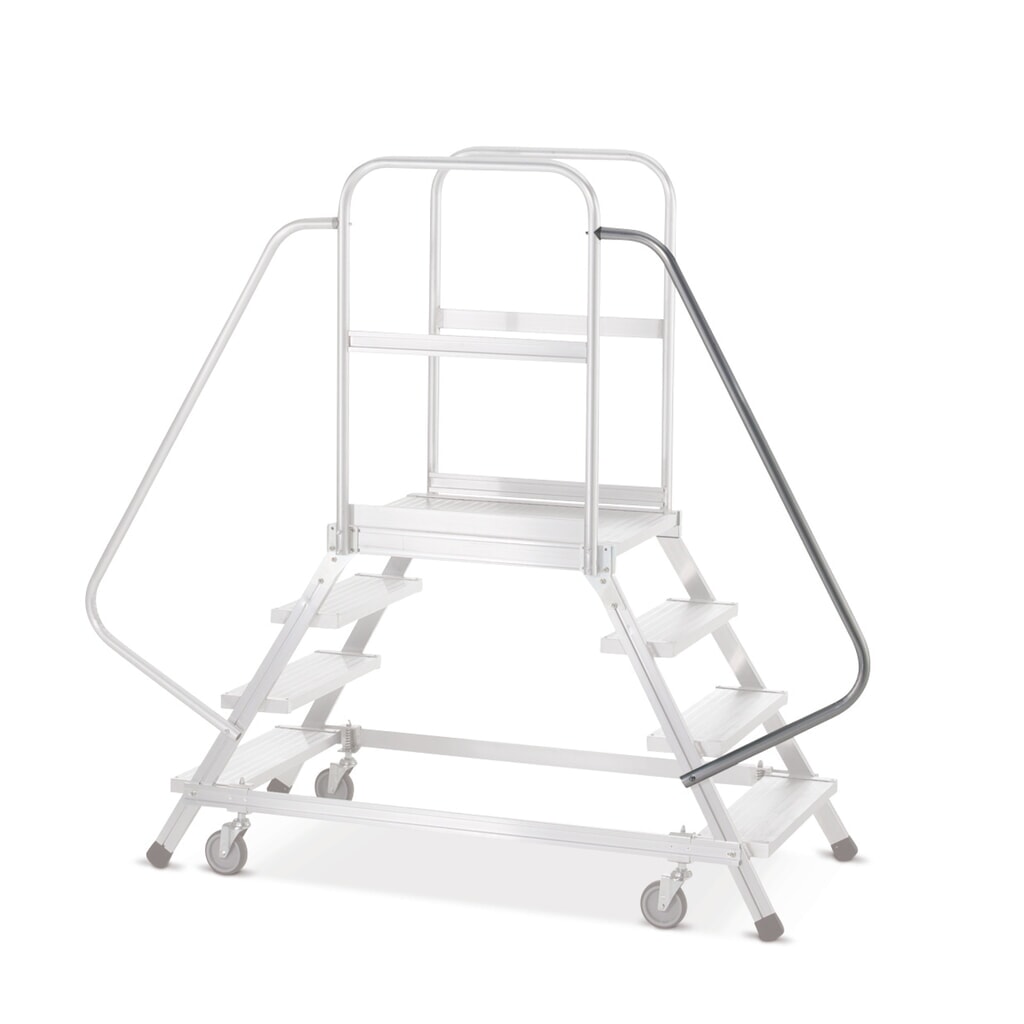Handlauf für ZARGES Podesttreppe, für 4-6 Stufen Produktabbildung: Handlauf für ZARGES Podesttreppe, für 4-6 Stufen