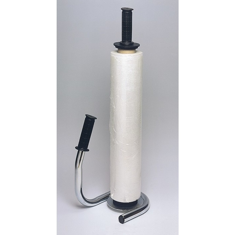 Produktabbildung: Handstretchgerät, passend für Stretchfolien B 450/500 mm, verchromt