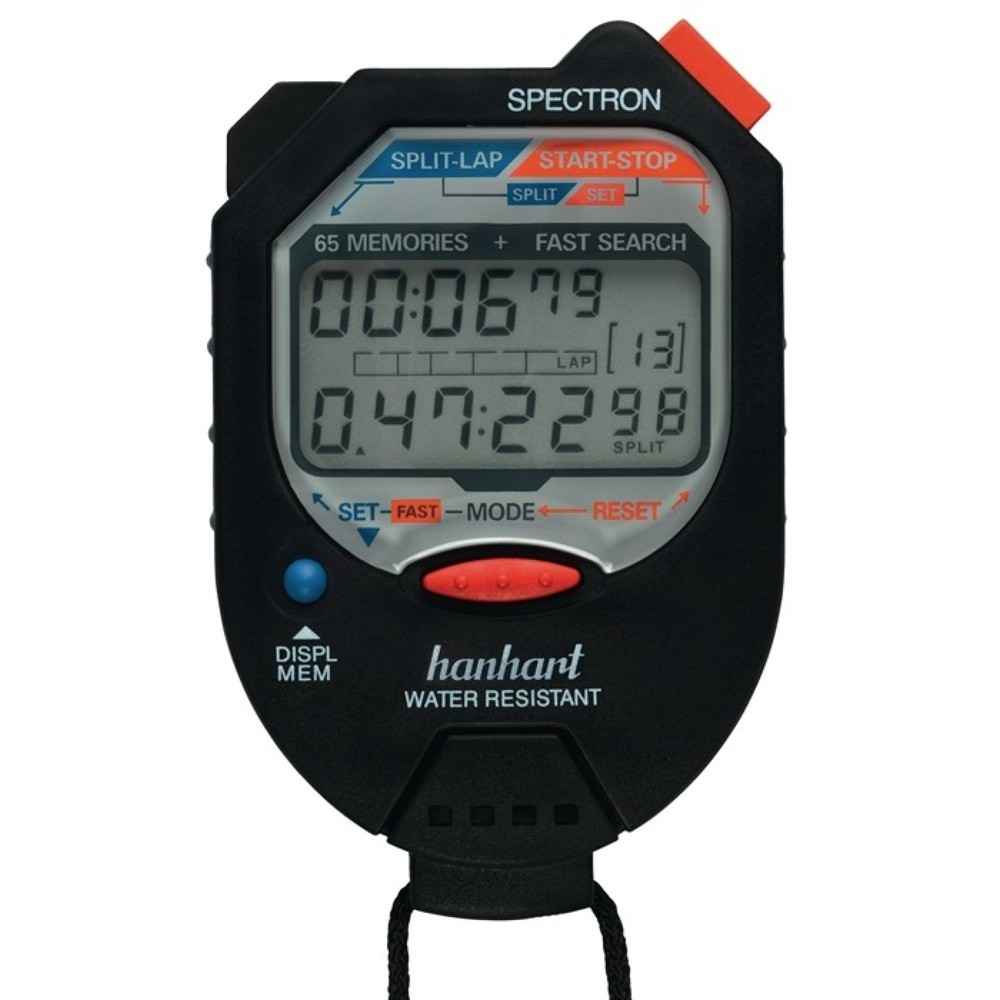 Produktabbildung: HANHART Stoppuhr Spectron, digital, 1/100 Min. 1/100 Sek.