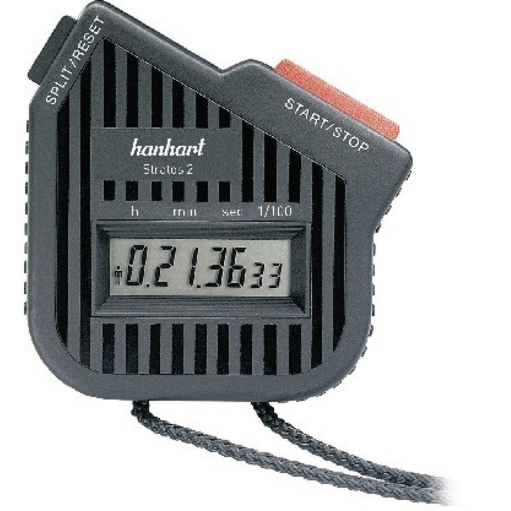 Produktabbildung: HANHART Stoppuhr Stratos 2, digital, 1/100 Sek.