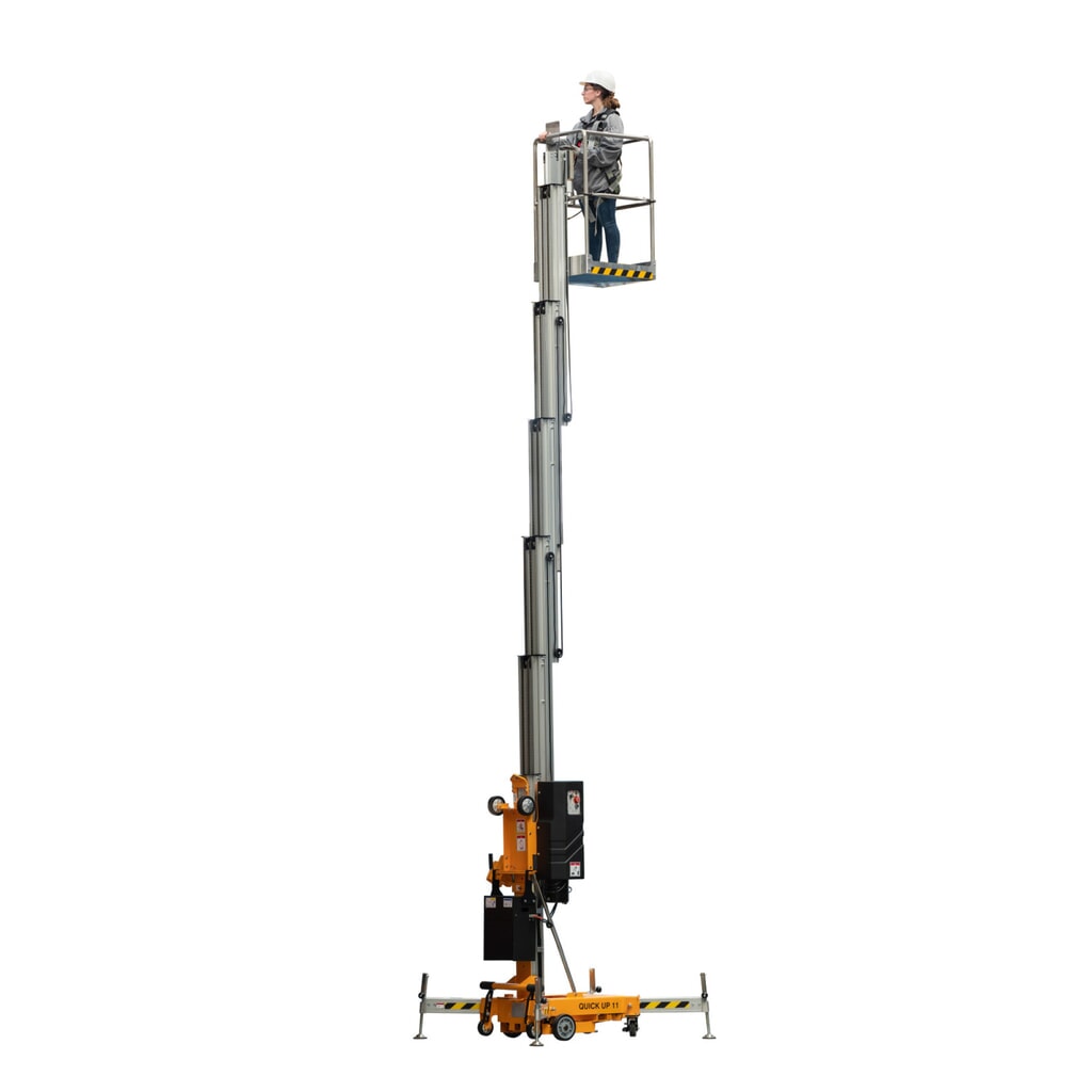 Produktabbildung Nr. 1: Haulotte Personenlift mit Teleskopmast QUICKUP 8 AC, Arbeitshöhe 8,1 m, Netzbetrieb (Wechselstrom)