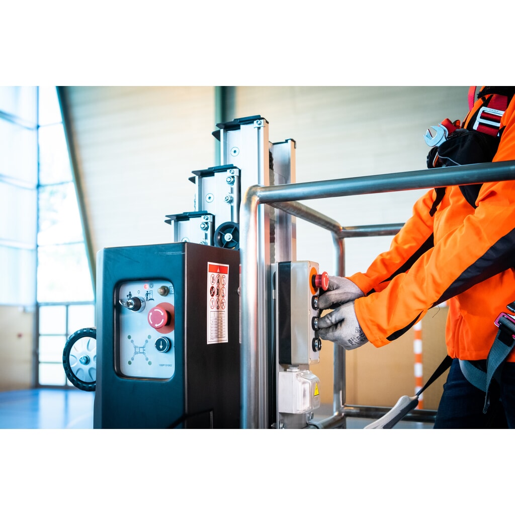 Produktabbildung Nr. 3: Haulotte Personenlift mit Teleskopmast QUICKUP 8 AC, Arbeitshöhe 8,1 m, Netzbetrieb (Wechselstrom)