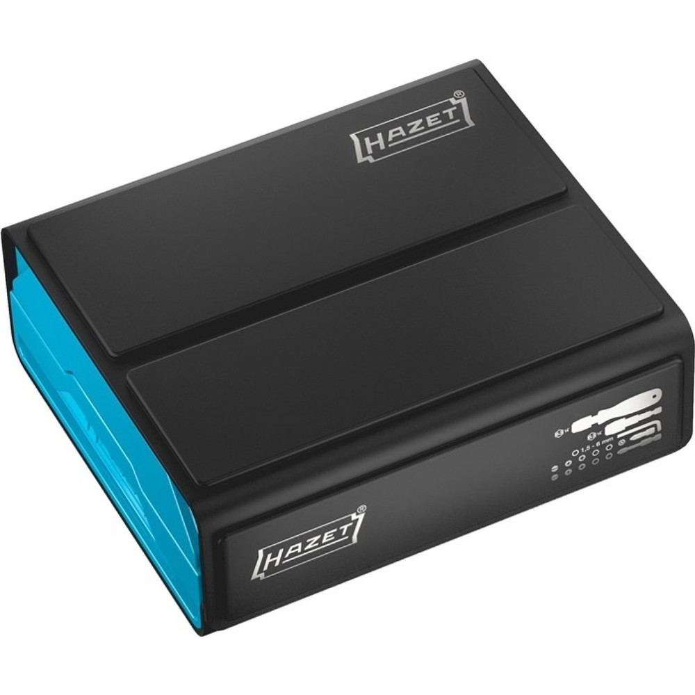 Produktabbildung Nr. 3: HAZET® Bitsortiment SmartCase 2200SC-1, 69-teilig, Schlitz/PH/PZD/6Kt./TX/TX-Bo
