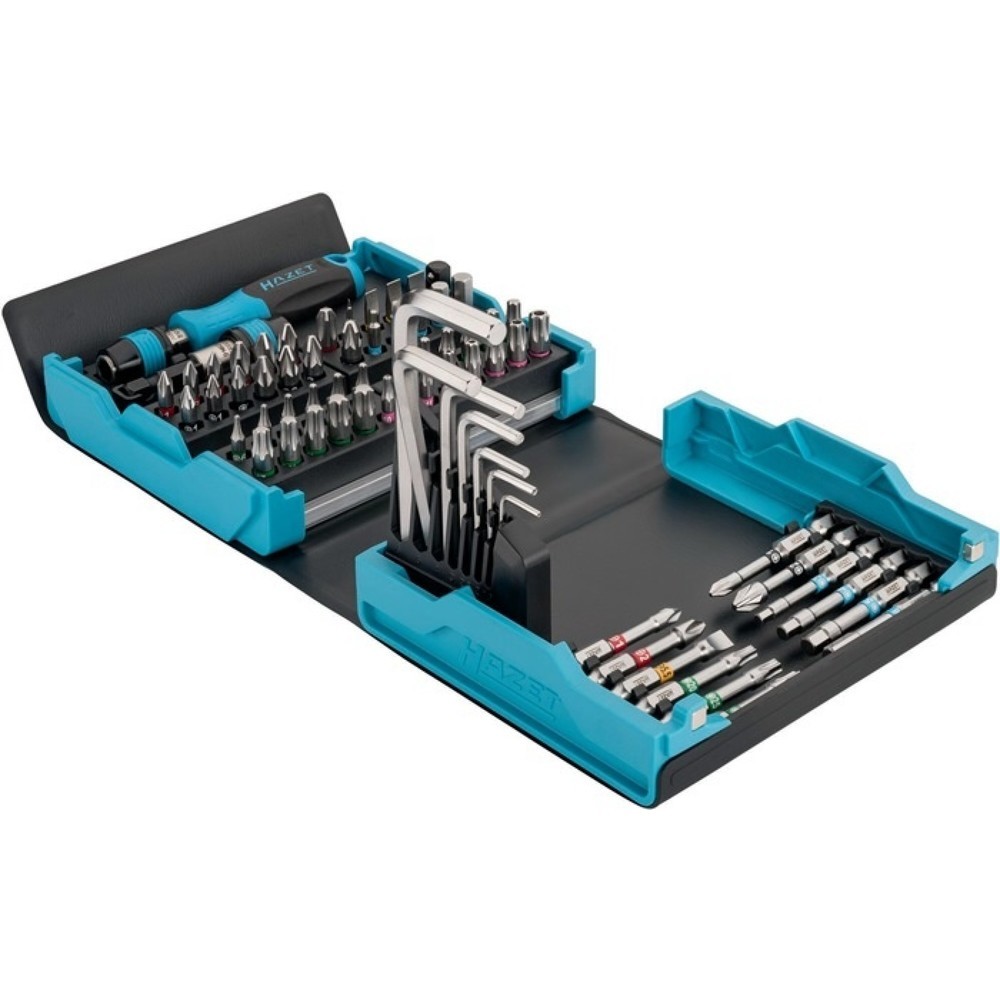 Produktabbildung Nr. 4: HAZET® Bitsortiment SmartCase 2200SC-1, 69-teilig, Schlitz/PH/PZD/6Kt./TX/TX-Bo