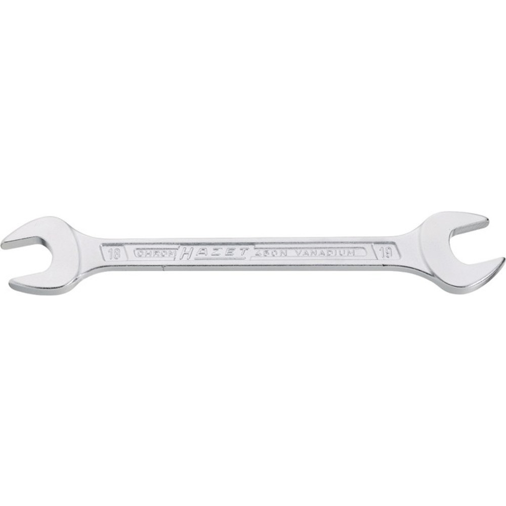 Produktabbildung: HAZET® Doppelmaulschlüssel 450N, 8 x 9 mm Länge 139 mm, verchromt