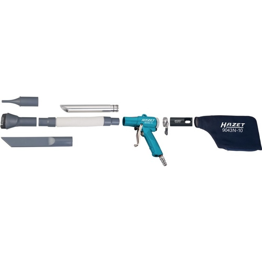 Produktabbildung: HAZET® Druckluftsaug-/blaspistole 9043N-10, Luftverbrauch 96 l/min, Arbeitsdruck 6,3 bar