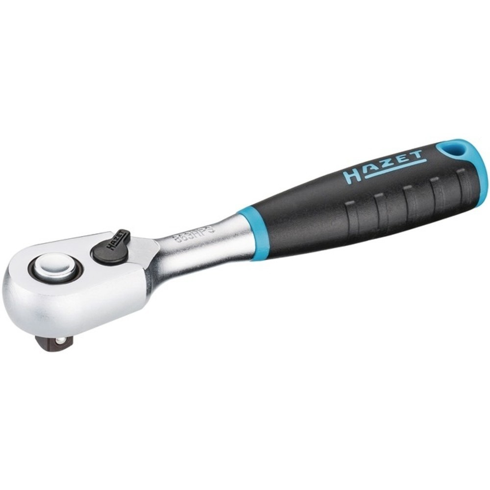 Produktabbildung Nr. 2: HAZET® Hebelumschaltknarre 863HPS, 1/4 Zoll 90 Zähne, 2-Komponentengriff