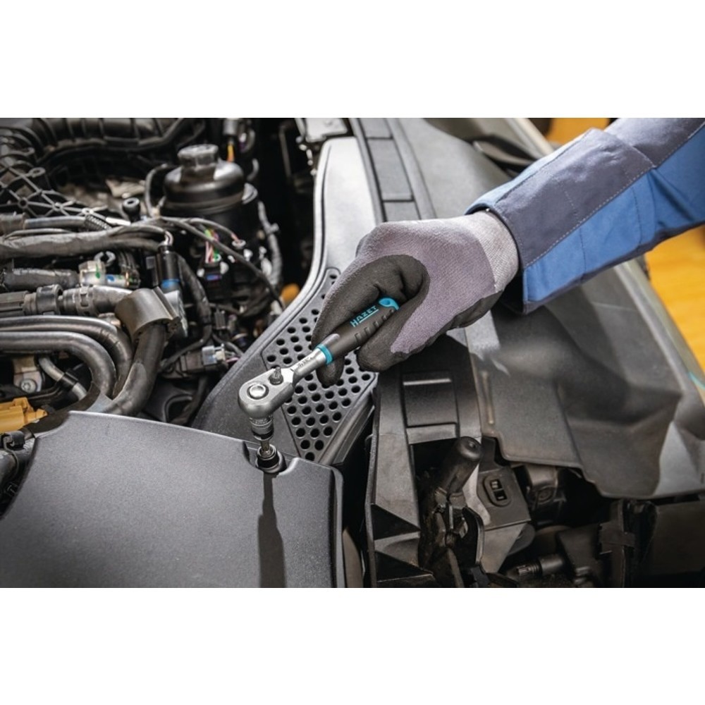 Produktabbildung Nr. 7: HAZET® Hebelumschaltknarre 863HPS, 1/4 Zoll 90 Zähne, 2-Komponentengriff