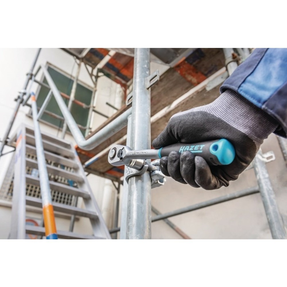 Produktabbildung Nr. 8: HAZET® Hebelumschaltknarre 916HPS, 1/2 Zoll 90 Zähne, 2-Komponentengriff