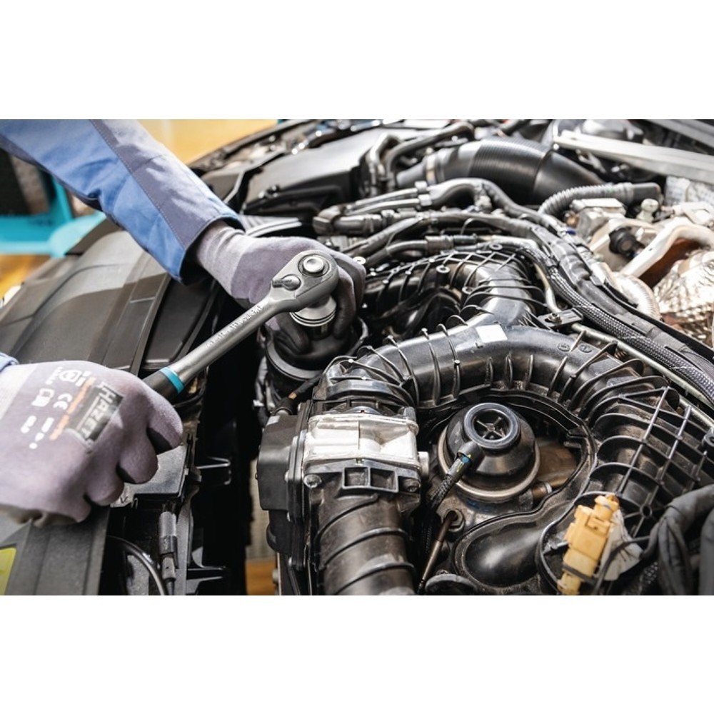 Produktabbildung Nr. 11: HAZET® Hebelumschaltknarre 916HPS, 1/2 Zoll 90 Zähne, 2-Komponentengriff