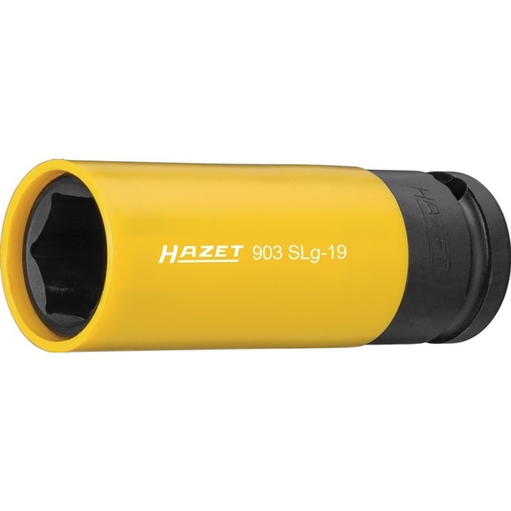 Produktabbildung: HAZET® Kraftschraubersteckschlüsseleinsatz 903SLG-19, 1/2 Zoll, 6-Kant mit Ku.Hülse