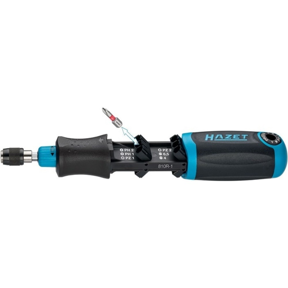 Produktabbildung Nr. 16: HAZET® Magazin-Schraubendreher 810R-3, 13-teilig, PH / PZD / Innensechskant / TX