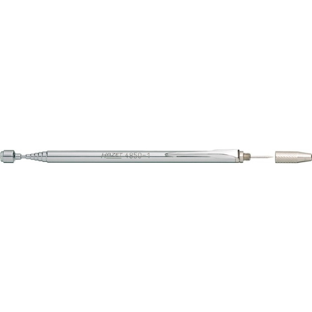 Produktabbildung: HAZET® Teleskopmagnetheber 4850-1, Gesamtlänge 670 mm Magnetkopf-Durchmesser 6 mm, Tragfähigkeit 0,55 kg
