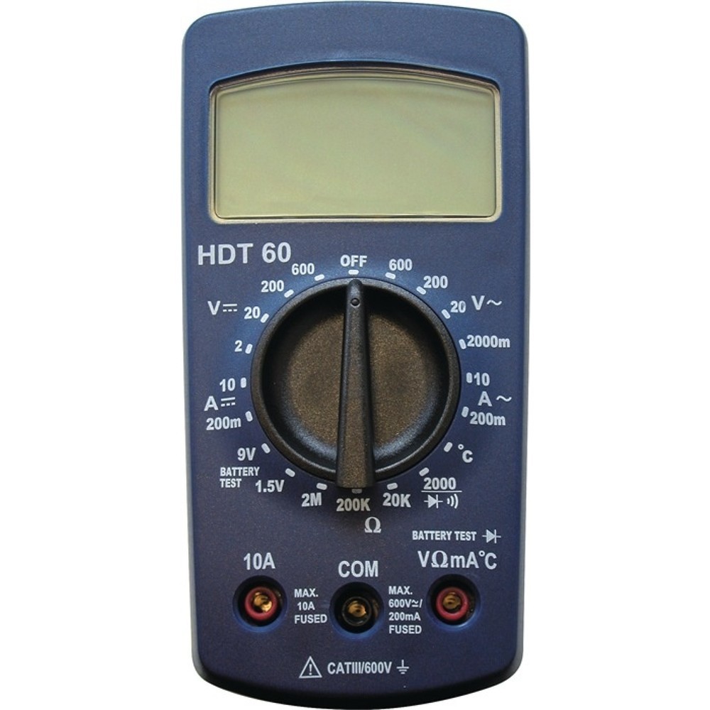 Produktabbildung: HDT Multimeter 60 2-600 V AC/DC HDT