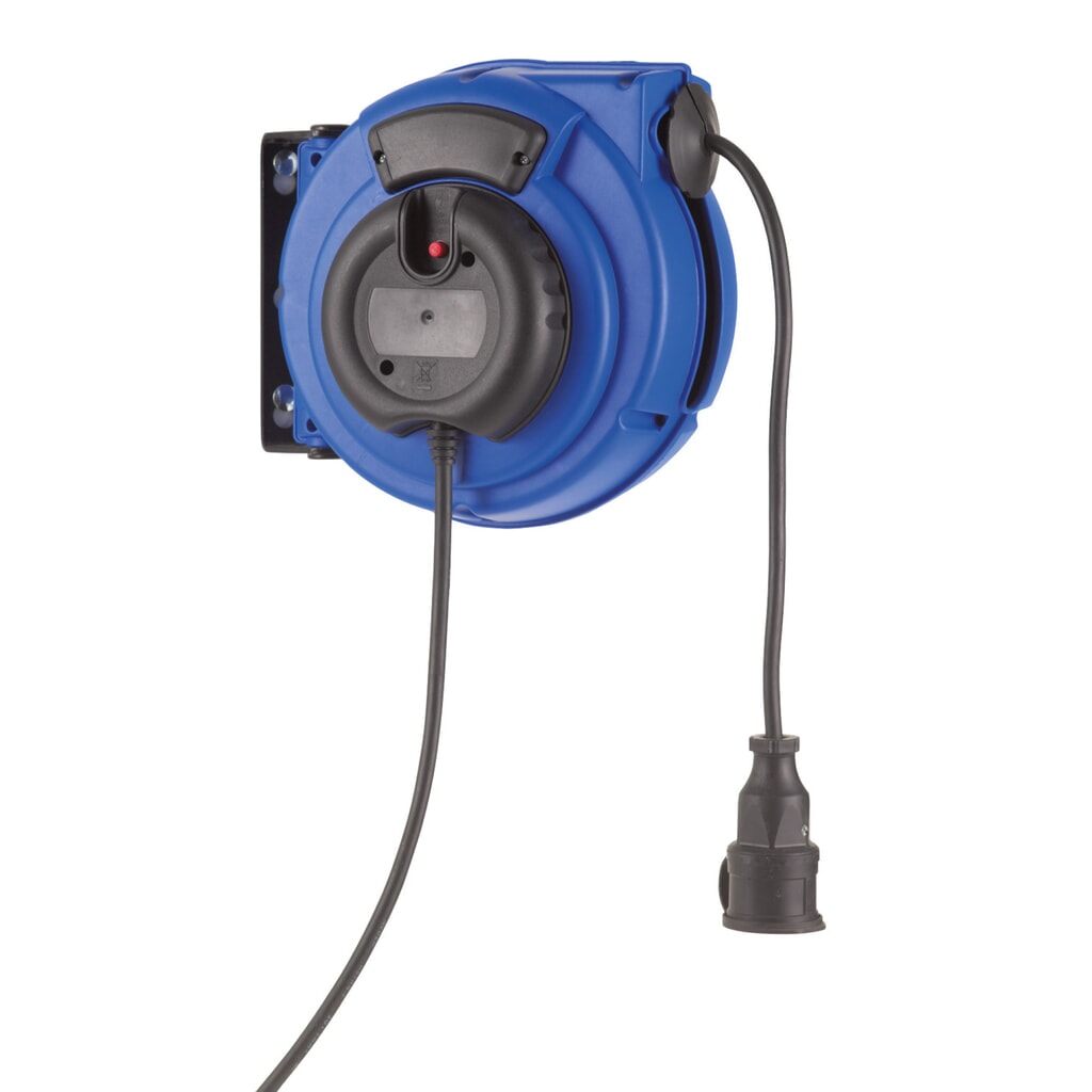 HEDI Elektro-Federzugtrommel, schwenkbar, 10 m Produktabbildung: HEDI Elektro-Federzugtrommel, schwenkbar, 10 m