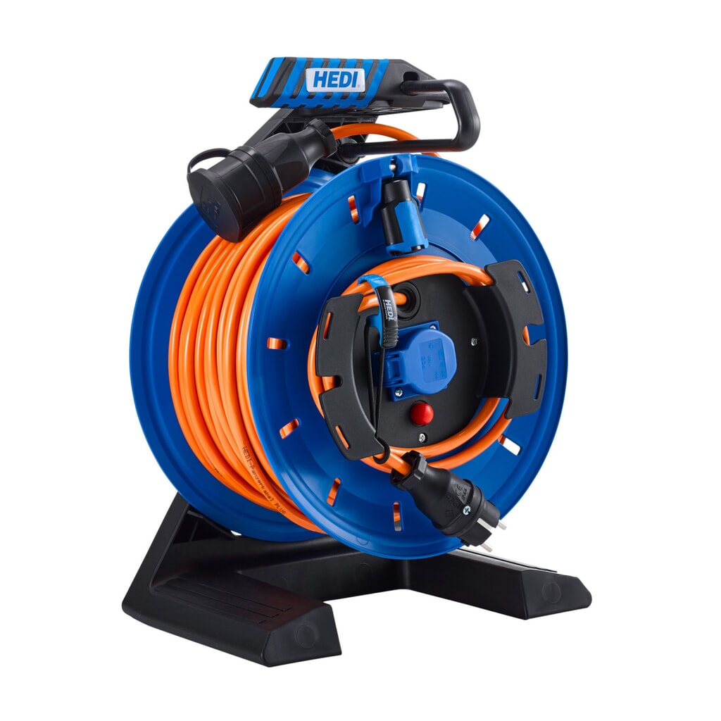 Produktabbildung: HEDI Gerätekabeltrommel Generation 7 Champion, H07BQ-F 3G2,5, IP54, 25 m