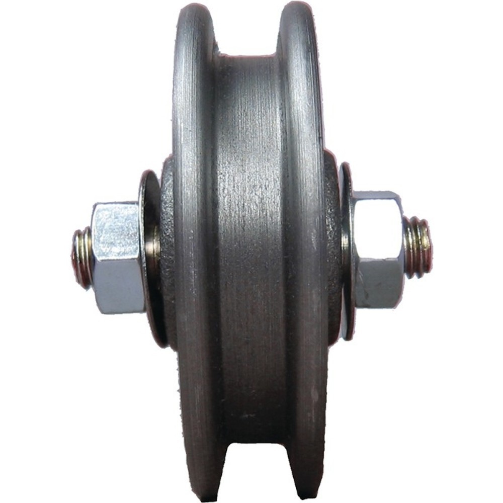 Produktabbildung: HEINRICH BETZ & SÖHNE Schiebetorrolle 60 mm, 30 kg, Stahl verzinkt, 6/8 mm