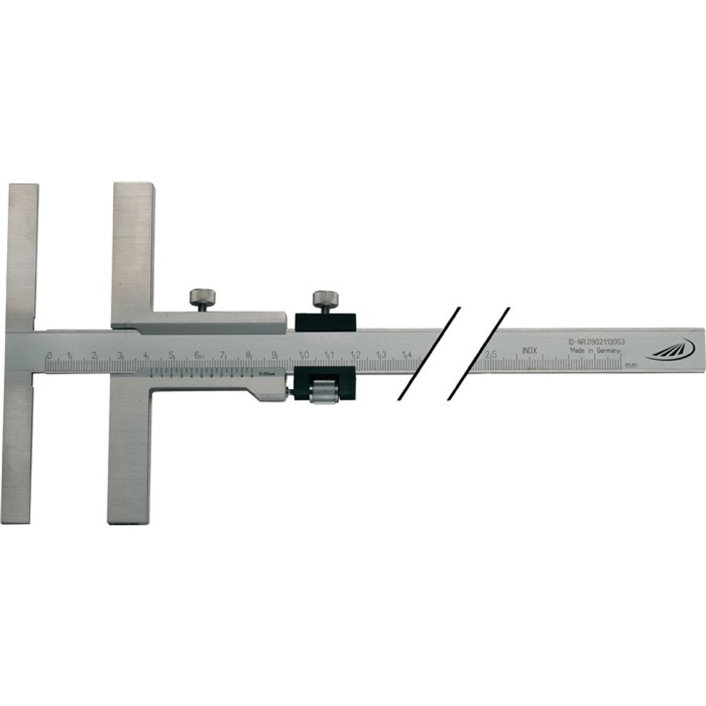 Produktabbildung: Anreißmessschieber 160mm m. FE Anschlag-L. 135mm H.PREISSER
