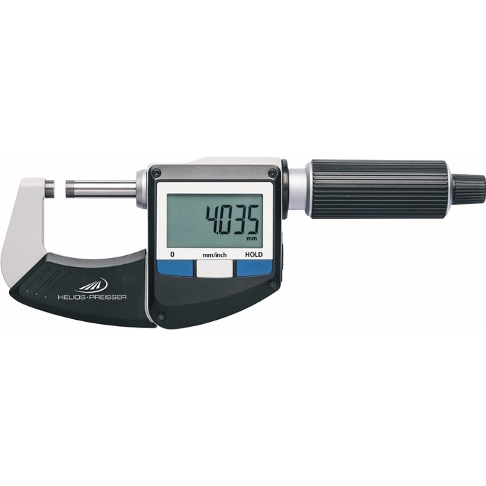 Produktabbildung: HELIOS PREISSER Bügelmessschraube IP40, digital, 0-25 mm