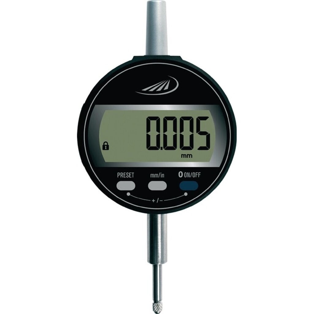 Produktabbildung: HELIOS PREISSER Messuhr DIGI-MET® IP52, Ablesung mm 0,005, 12,5 mm, digital