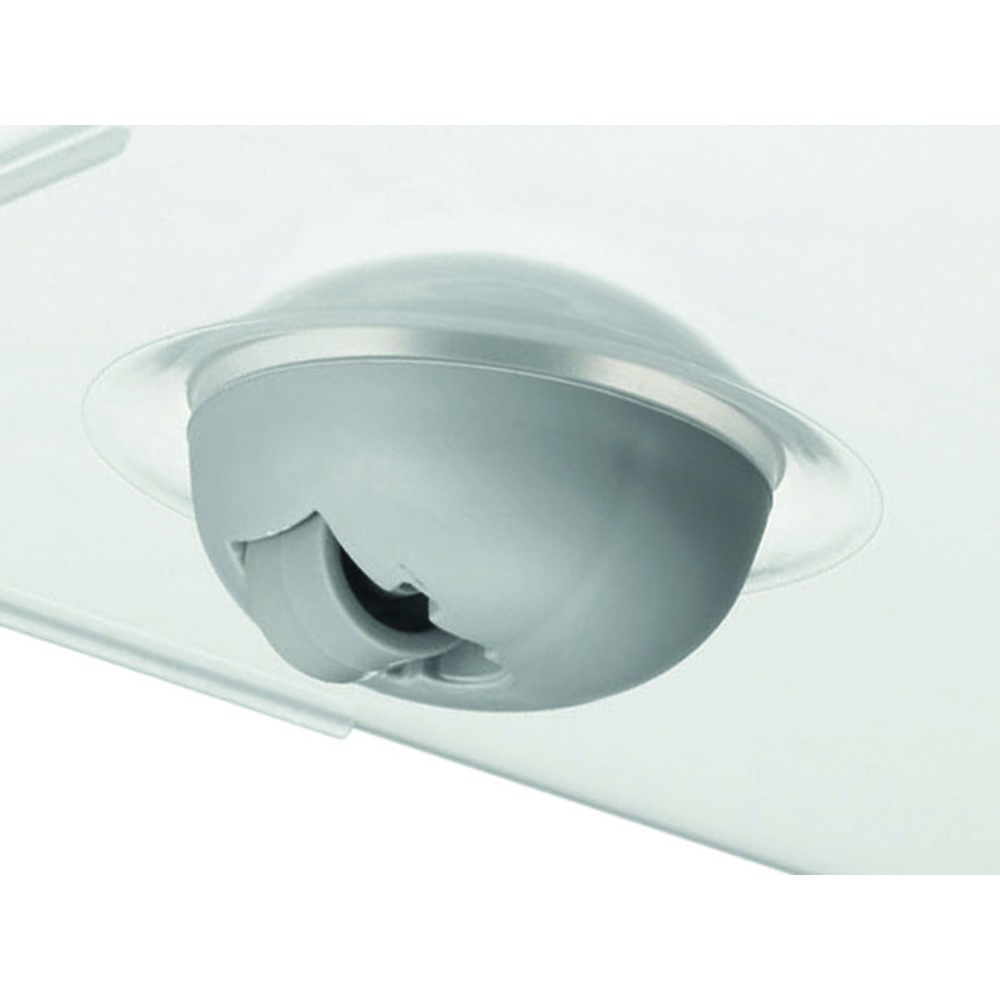 Produktabbildung Nr. 2: helit Aufbewahrungsbox "the q-line", mit Deckel, 360° schwenkbare Rollen, 60 Liter, transparent