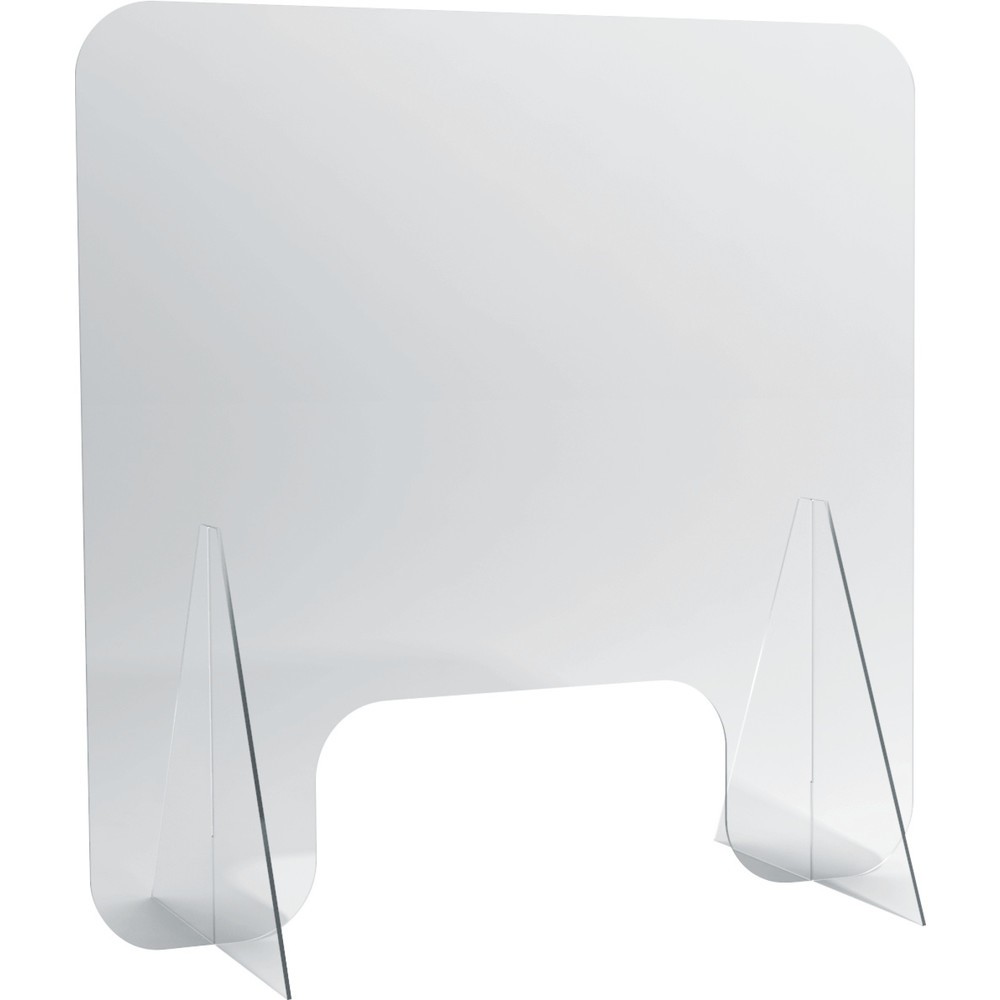 Produktabbildung: helit Hygiene-Schutzschild "the guard", Acryl, glasklar, HxB 600 x 600 mm
