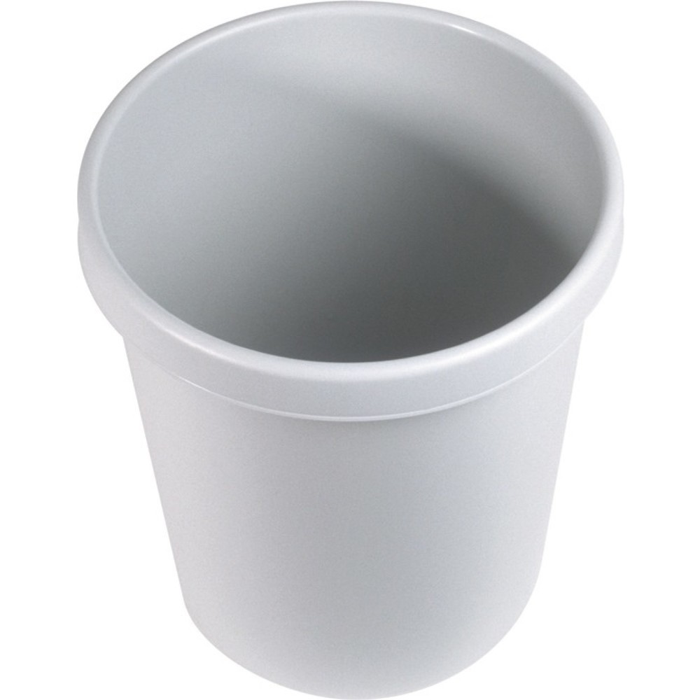 Produktabbildung Nr. 2: helit Papierkorb, Kunststoff, 18 l H331xØ315 mm mit Griffrand, lichtgrau