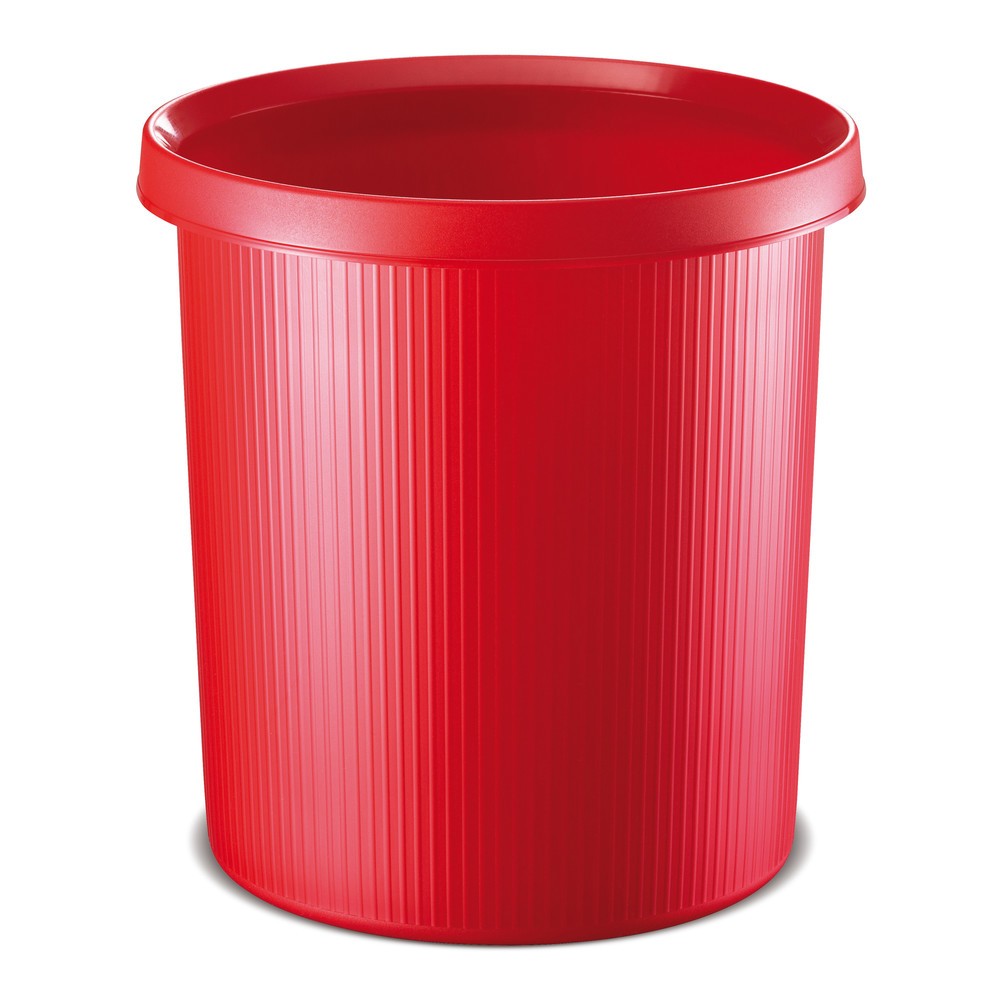 Produktabbildung: helit Papierkorb Office, 30 Liter, PE, rot