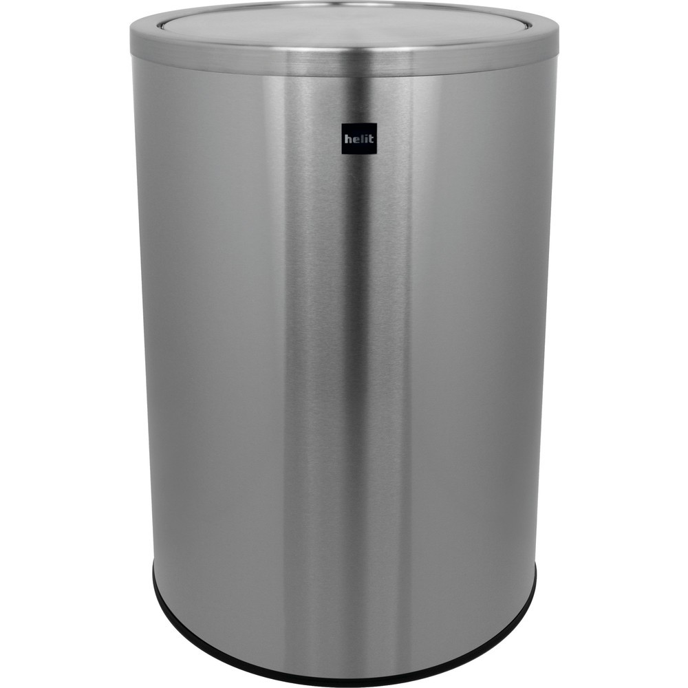 Produktabbildung Nr. 1: helit Schwing-Abfallbehälter "the swing“, 50 Liter, Edelstahl