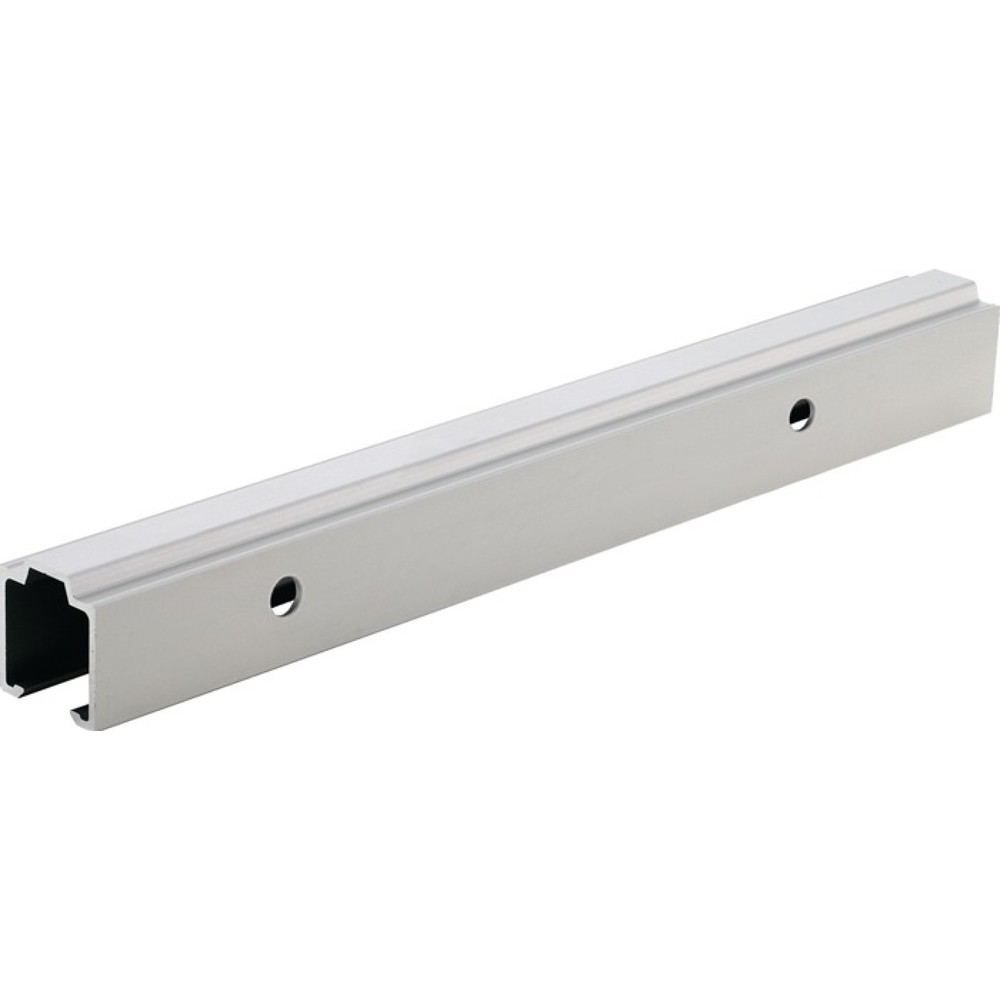 Produktabbildung: HELM Laufschiene 53/73, Lagerlänge 1300 mm, Aluminium EV1 eloxiert, Wandmontage