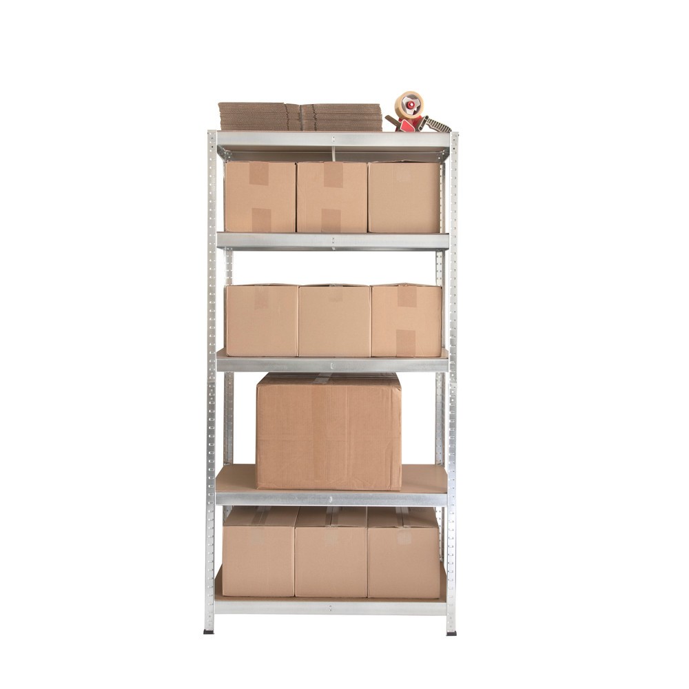 Produktabbildung Nr. 6: HEMMDAL 2er Set Fachbodenregal, verzinkt, Fachlast 175 kg, HxBxT 1.800 x 900 x 400 mm